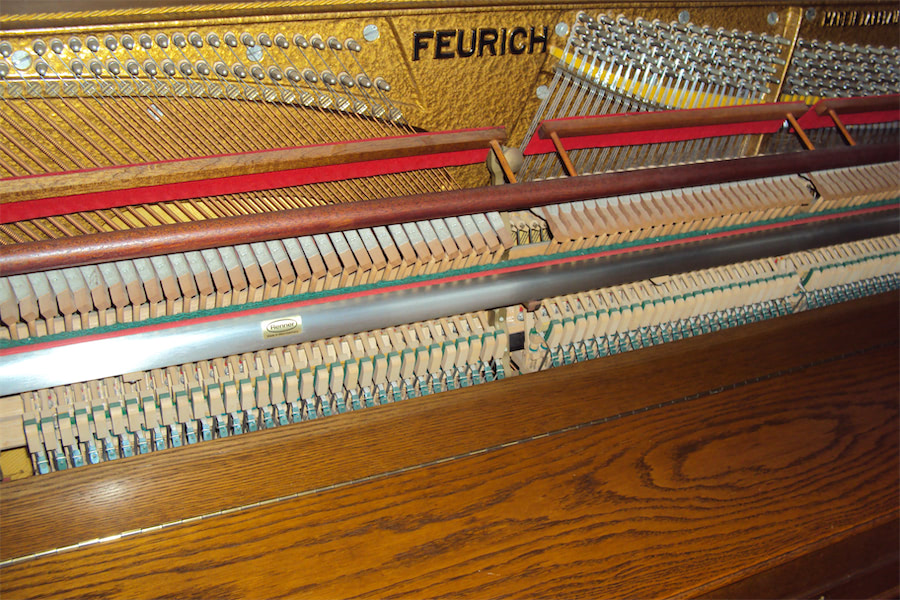 Feurich Klavier im Inneren